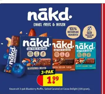 Kruidvat nakd 3 pak aanbieding