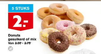 Hoogvliet Donuts gesuikerd of mix aanbieding