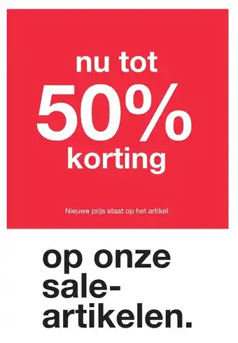 Zeeman nu tot 50% korting aanbieding