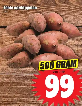 Dirk Zoete aardappelen 500g aanbieding