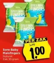 Vomar Voordeelmarkt Sore Baby Maisfingers aanbieding