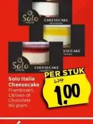 Vomar Voordeelmarkt Solo Italia Cheesecake aanbieding