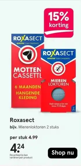 Etos Roxasect aanbieding