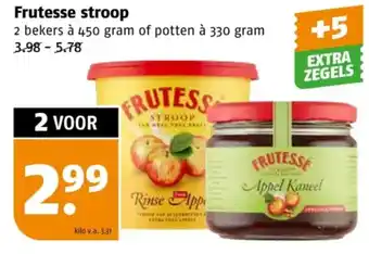 Poiesz Frutesse stroop aanbieding