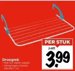 Vomar Voordeelmarkt Droogrek aanbieding