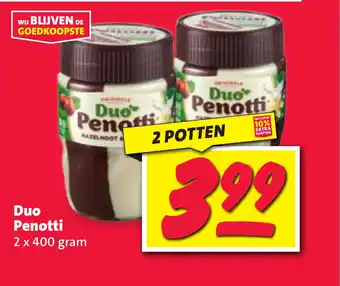Nettorama Duo Penotti 2 x 400 gram aanbieding