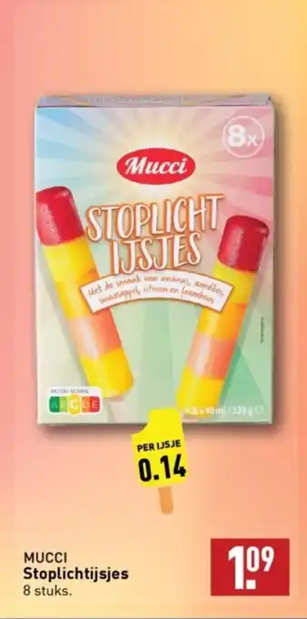 ALDI MUCCI Stoplichtijsjes aanbieding