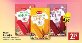 ALDI MUCCI Sorbetijs aanbieding