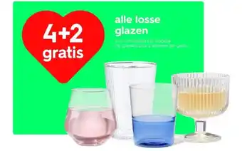 HEMA Alle losse glazen aanbieding