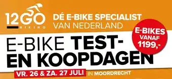 12GO Biking E-BIKES aanbieding