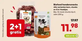 Pets Place Biofood hondensnacks aanbieding