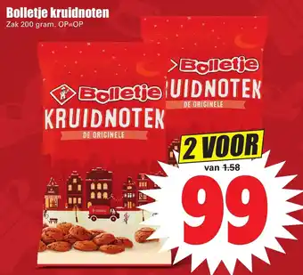 Dirk Bolletje kruidnoten 2*200g aanbieding