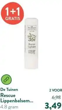 Holland & Barrett Rescue Lippenbalsem SPF 15 aanbieding