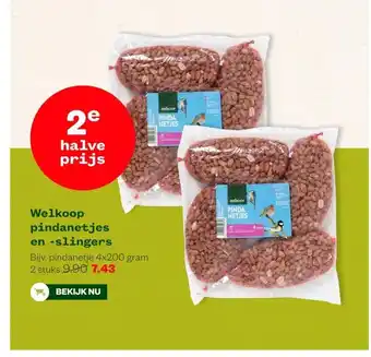 Welkoop Welkoop pindanetjes en -slingers aanbieding