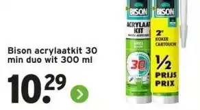 GAMMA Bison acrylaatkit 30 min duo wit aanbieding