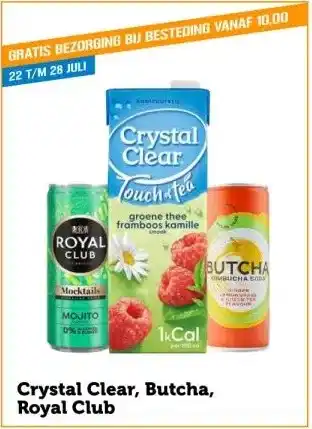 Coop Crystal Clear, Butcha, Royal Club aanbieding