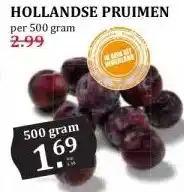 MCD Supermarkt HOLLANDSE PRUIMEN aanbieding