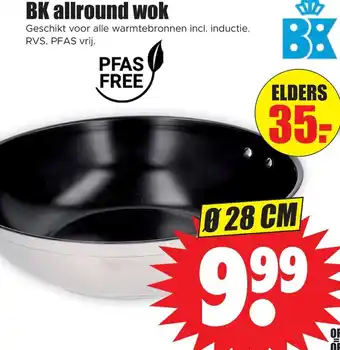 Dirk BK allround wok Ø28 cm aanbieding