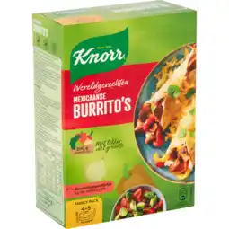 Jumbo Knorr Wereldgerechten Burrito's XXL Mexicaanse 351g aanbieding
