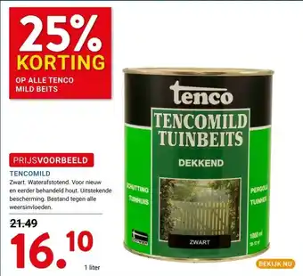 Kluswijs TENCOMILD aanbieding