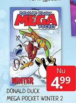 Boekenvoordeel Donald duck mega pocket winter 2 aanbieding