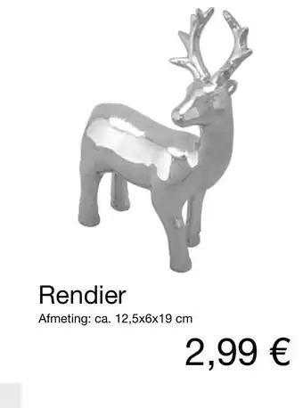 Kik Rendier aanbieding