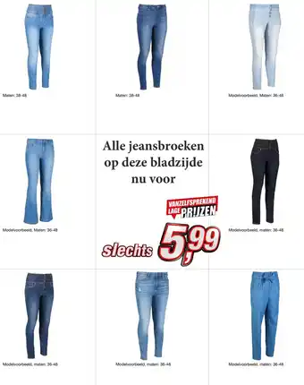 Kik Jeans 36-48 aanbieding