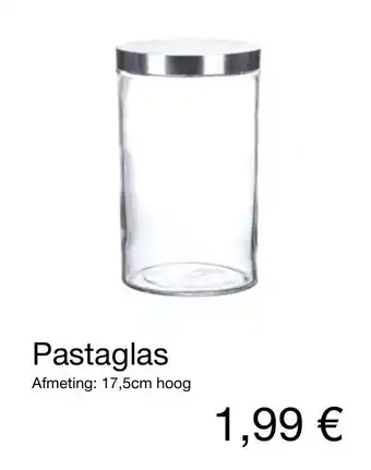 Kik Pastaglas aanbieding