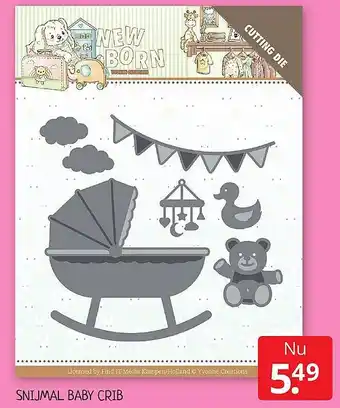 Boekenvoordeel Snijmal baby crib aanbieding