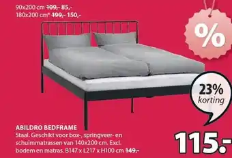 Jysk ABILDRO BEDFRAME aanbieding