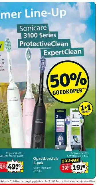 Kruidvat Sonicare 3100 Series aanbieding