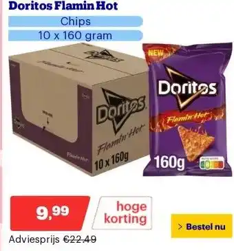 Bol.com Doritos Flamin Hot aanbieding