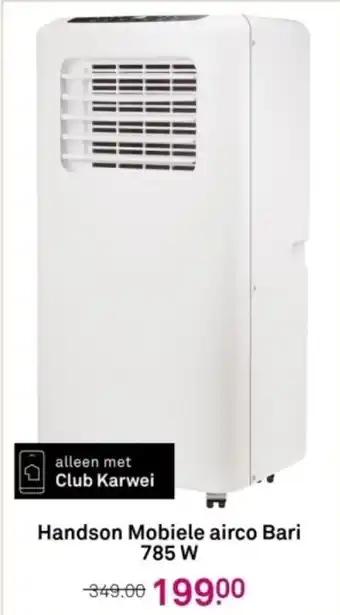 Karwei Handson Mobiele airco Bari 785 W aanbieding