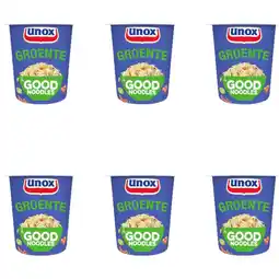 Albert Heijn Unox Good Noodles Cup Groenten 6-pack aanbieding