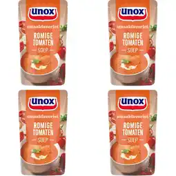 Albert Heijn Unox Romige tomatencrèmesoep 4-pack aanbieding