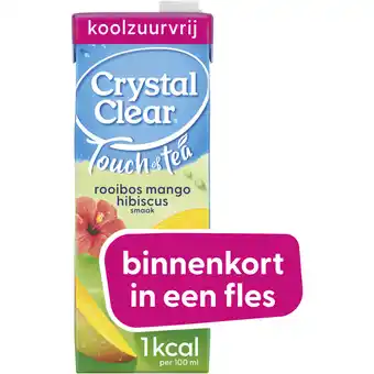 Albert Heijn Crystal Clear Touch of tea rooibos mango aanbieding