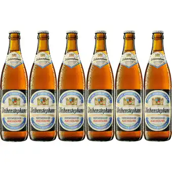 Albert Heijn Weihenstephaner Hefeweissbier 0.5% 6-pack aanbieding