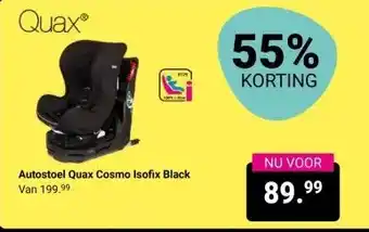 Van Asten BabySuperstore Autostoel Quax Cosmo Isofix Black aanbieding