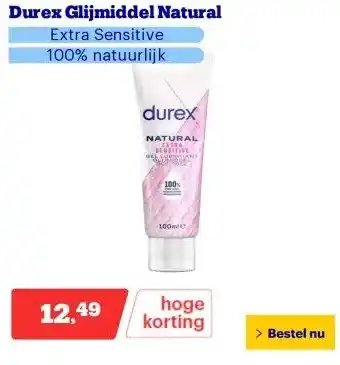 Bol.com Durex Glijmiddel Natural aanbieding