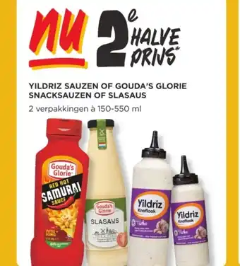 Jumbo YILDRIZ SAUZEN OF GOUDA'S GLORIE SNACKSAUZEN OF SLASAUS aanbieding