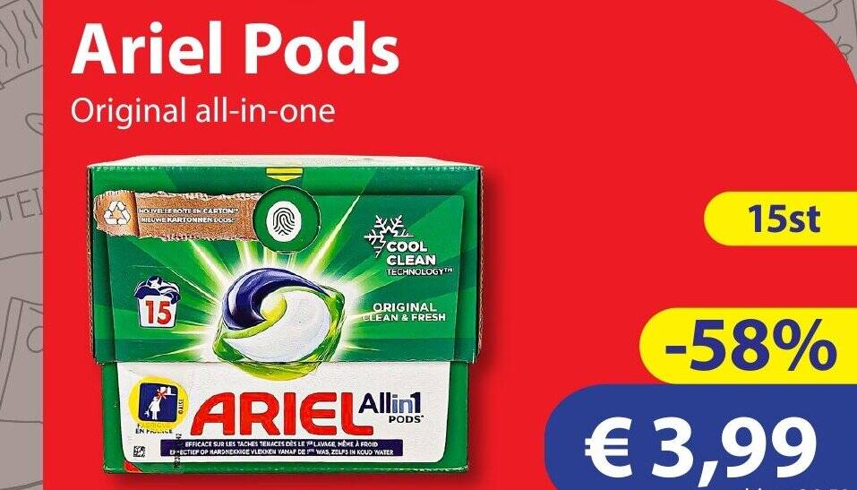 Ariel Pods aanbieding bij Die Grenze