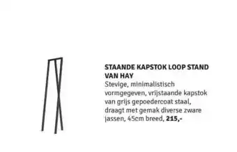 Nijhof Staande kapstok loop stand van hay aanbieding