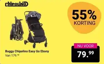 Van Asten BabySuperstore Buggy Chipolino Easy Go Ebony aanbieding