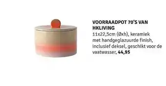 Nijhof Voorraadpot 70's van hkliving aanbieding