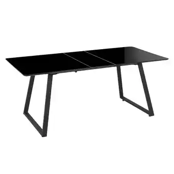 Blokker Beliani TOURAN - Eettafel-Zwart-MDF aanbieding