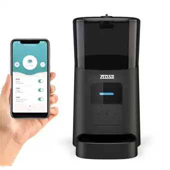 Blokker Automatische voerbak kat en hond - voerautomaat met smartphone besturing - Voerinhoud 6 liter - Voerdispenser - Zedar aanbieding