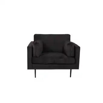 Blokker Boom II fauteuil velours zwart aanbieding