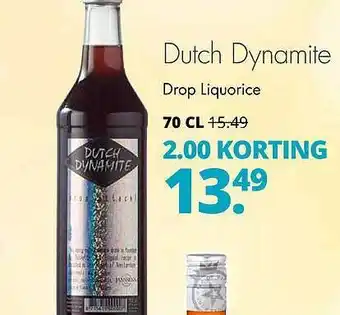 Mitra Dutch dynamite drop liquprice 70 cl aanbieding