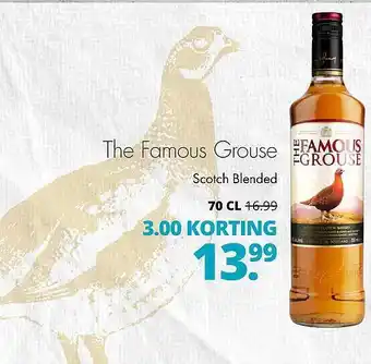 Mitra The famous grouse scotch blended 70 cl aanbieding