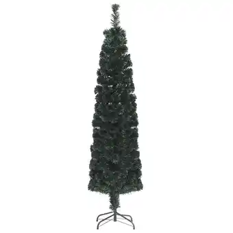 Blokker The Living Store Kerstboom Glasvezelverlichting - 120cm - 135 takken - 5 kleuren - energiezuinig aanbieding